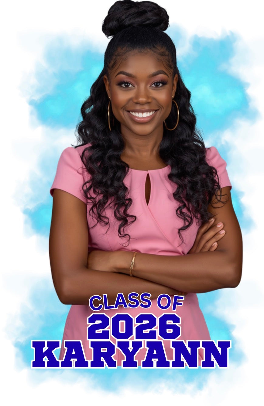 2026 Custom Graduation Fans ( 10 count)