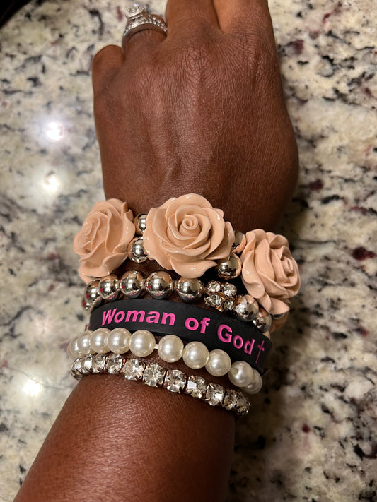 Woman of God Silicone Wristband